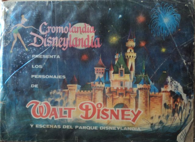Cromolandia presenta los personajes de walt disney y esc. Del parq., Disneylandia (ALBUM), Disney FOTORAMA DE MEXICO, S.A., algunas cartas faltantes, 44 pags.