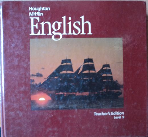 ENGLISH, TEACHER'S EDITION, LEVEL 9, HOUGHTON MIFFLIN, SELECTOR, 1990