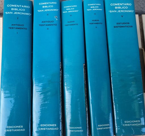 COMENTARIO BÍBLICO. «SAN JERÓNIMO». Raymond E Brown, SS - Joseph A. Fitzmyer, SJ - Roland E. Murphy, O. Carm (Dirs., EDICIONES CRISTIANDAD, MADRID, 1972, VENDIDA, COLECCION YA NO ESTA DISPONIBLE