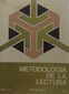 METODOLOGIA DE LA LECTURA, PREPARATORIA ABIERTA, ITESM-CEMPAE, VICTORIA EDITORIA, S.A., 1979