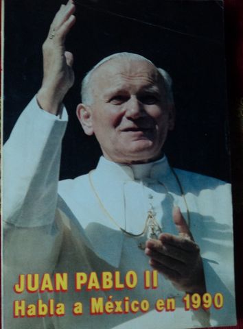 JUAN PABLO II HABLA A MEXICO EN 1990, JUAN PABLO II, LIBRERÍA PARROQUIAL DE CLAVERIA, 1990