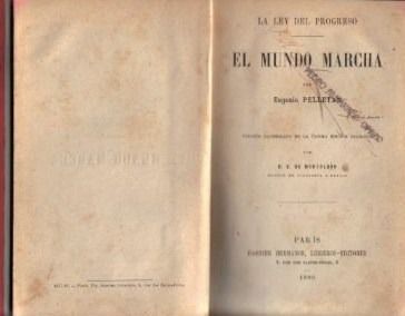 EL MUNDO EN MARCHA,  EUGENIO PELLETAN 1861
